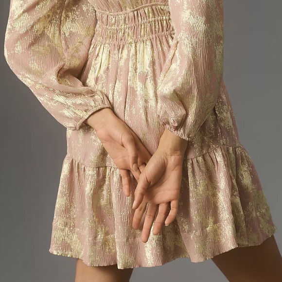 Anthropologie The Long-Sleeve Somerset Mini Dress - Picture 9 of 11